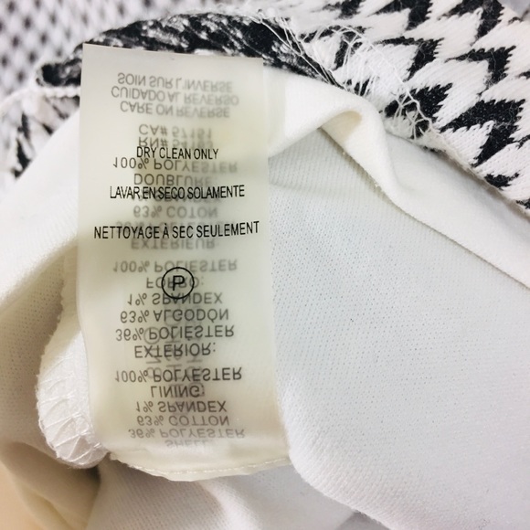 Karl Lagerfeld Paris Chevron Check Sheath Dress SZ 8 - Picture 6 of 8